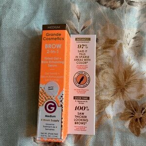 Grande Cosmetics Brow 2-In-1 Tinted Gel - Medium
